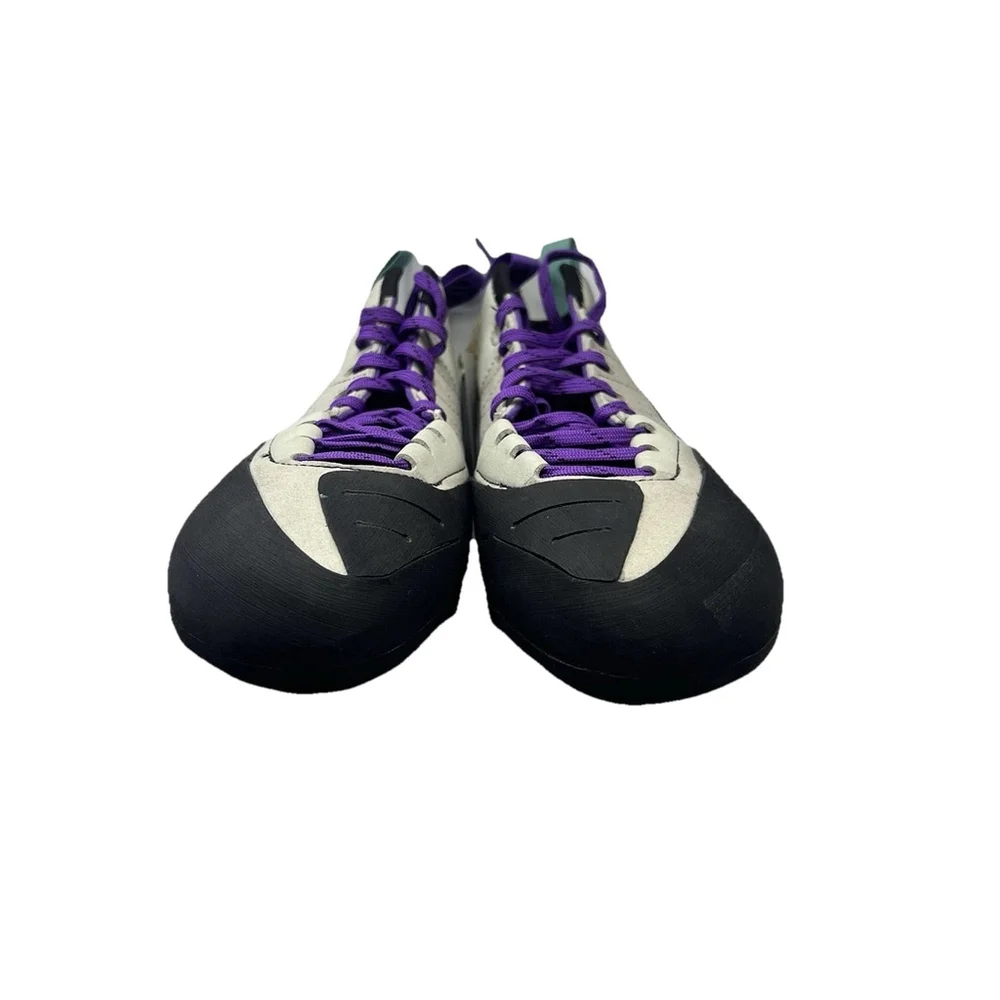 adidas 5.10 Five Ten Grandstone Climbing Shoes Black Purple Mens BC0866 Size 8.5